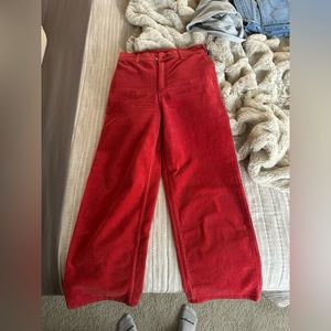 Billabong X Wrangler Red corduroy pants (size 29)